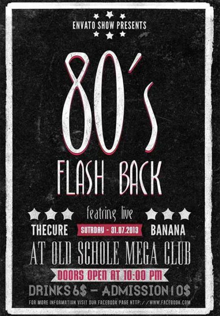 80s Flashback Flyer
