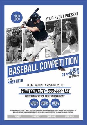 Baseball Competition Flyer 15737234