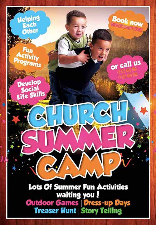 Church Summer Camp VistaFlyer