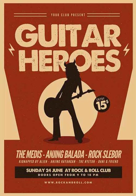 Guitar Heroes Flyer V1
