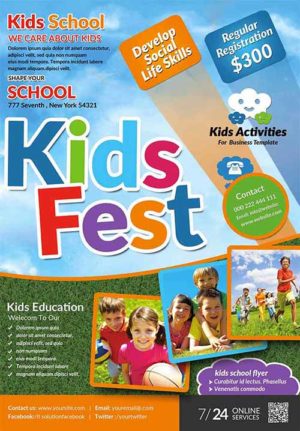 Kids Summer Camp Flyer 1