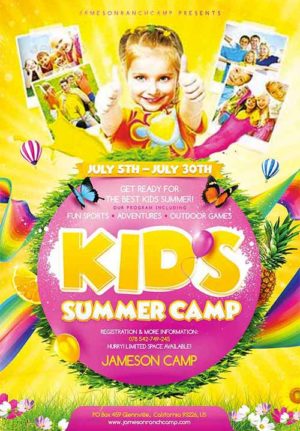 Kids Summer Camp Flyer 2