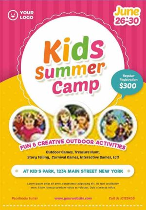 Kids Summer Camp Flyer 3