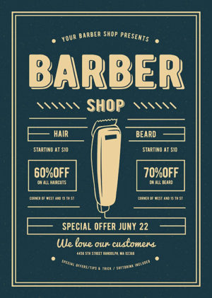 Barber Shop Flyer 10