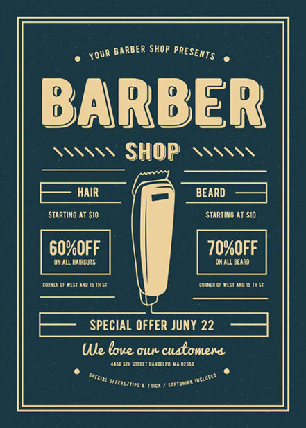 Barber Shop Flyer 10