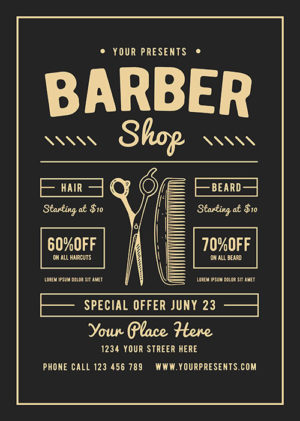 Barber Shop Flyer 9