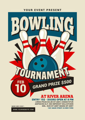 Bowling Tournament Flyer 3