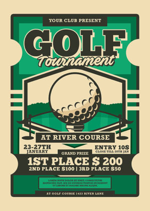 Golf Tournament Flyer 3