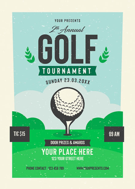 Golf Tournament Flyer 4