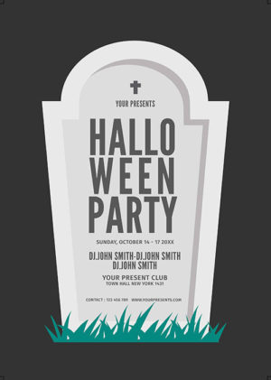 Halloween Party Flyer 1