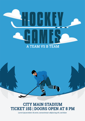 Hockey games Flyer 24
