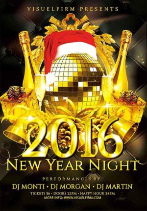 2016 New Year Party Flyer