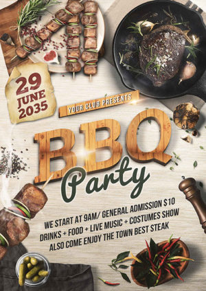 BBQ Party Flyer 40
