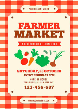 Farmer Market Event Flyer 1