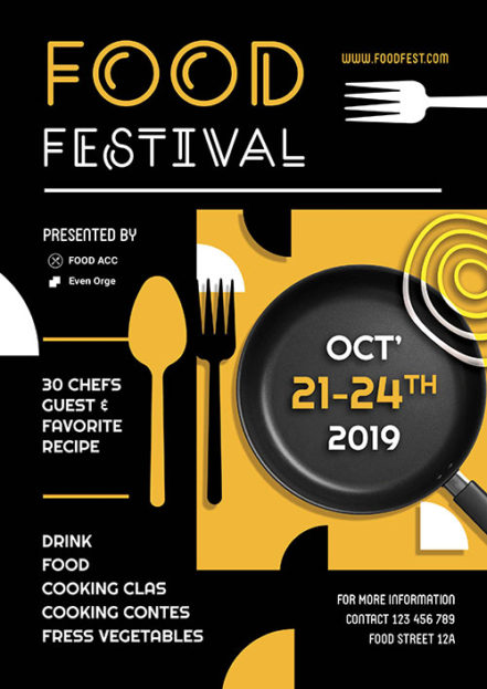 Food Festival Promo Flyer 1