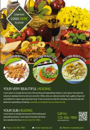 Food Multipurpose Flyer