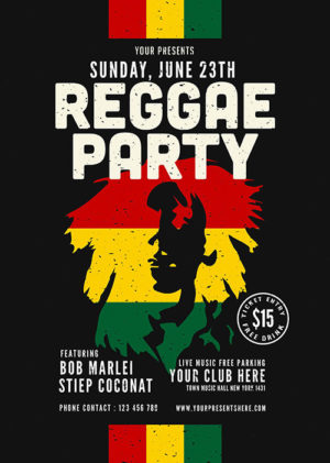 Reggae Party Flyer 24