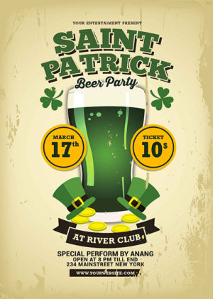St Patrick Day Beer Party