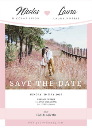 Wedding Invitation Flyer V3