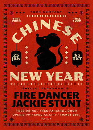 chinese new year flyer 2