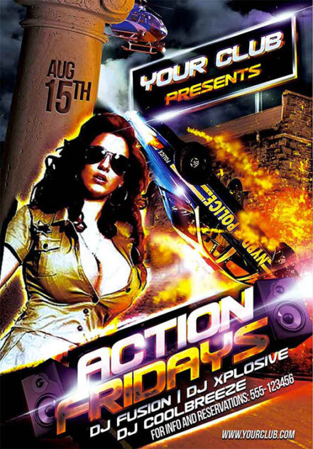 Action Fridays Flyer