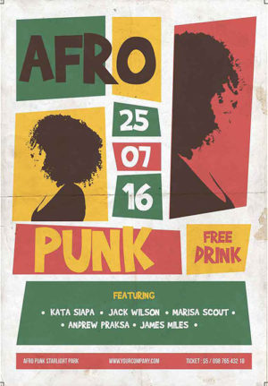 Afro Punk Flyer