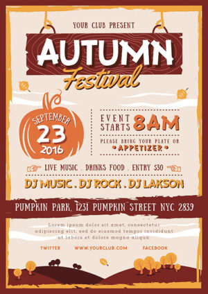 Autumn Festival Flyer 1