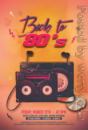 Back To 80 s Party