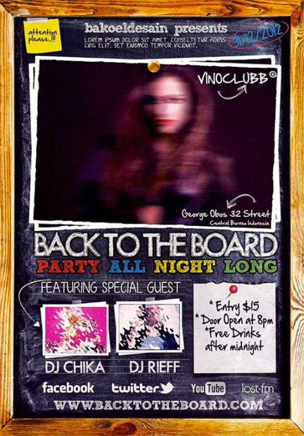 Back To Board Flyer