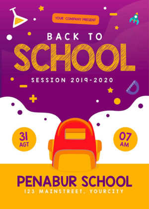 Back To School Event Flyer V8