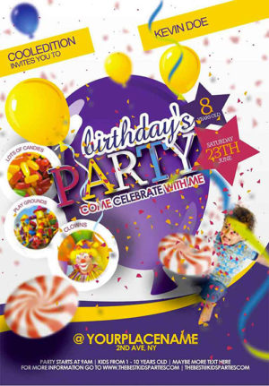 Best Kids Party Flyer