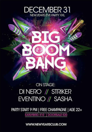 Big Boom Bang New Years Party