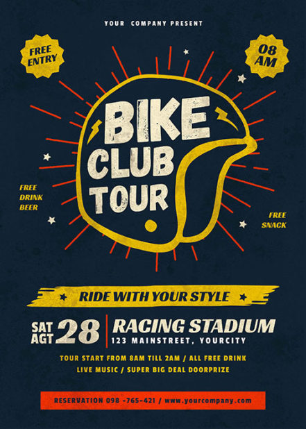 Bike Club Flyer EF