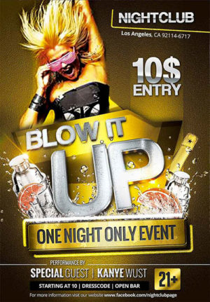 Blow It Up Flyer