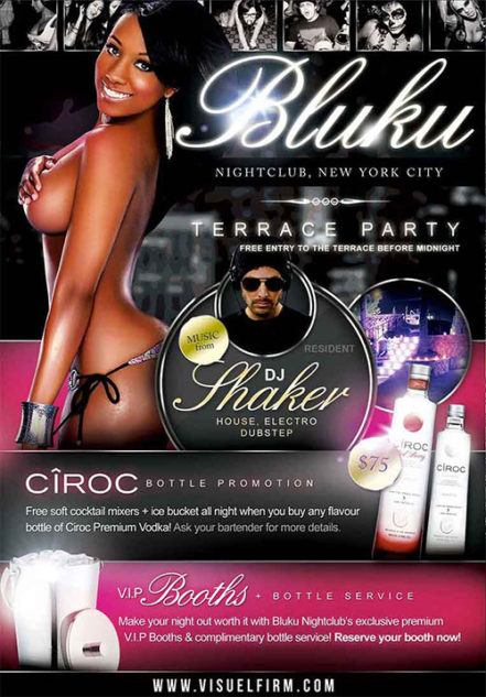 Bluku Nightclub Flyer