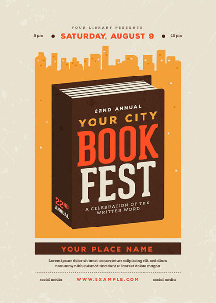 Book Festival Event Flyer