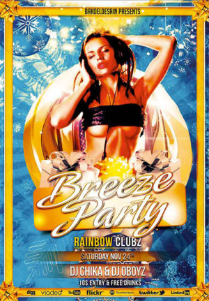 Breeze Party Flyer