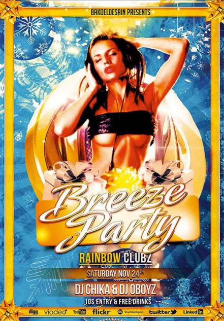 Breeze Party Flyer