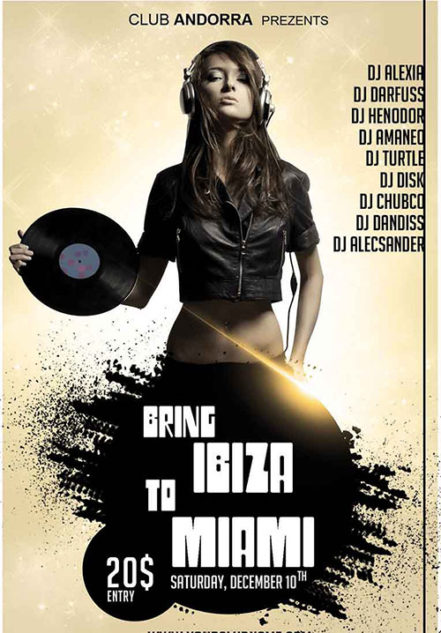 Bring Ibiza To Miami Flyer