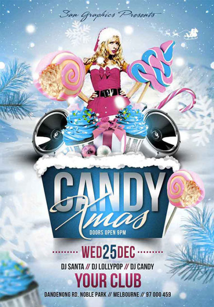 Candy Xmas Flyer