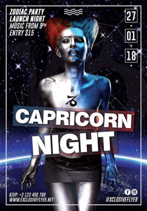 Capricorn Zodiac Night T7