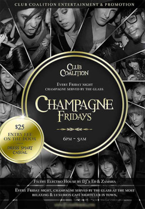 Champagne Fridays Flyer 2