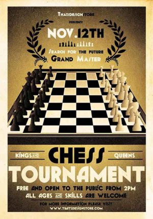 Chess Tournament Flyer T4