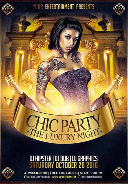 Chic Party Flyer 1