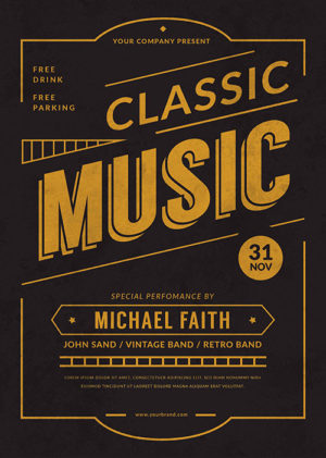 Classic Music Flyer 6