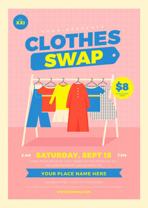 Clothes Swap Flyer