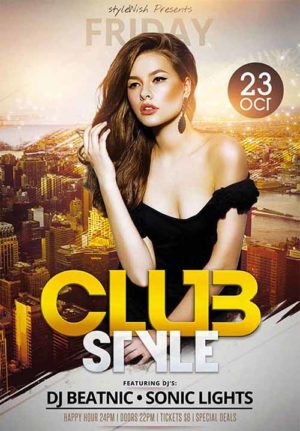 Club Style Flyer