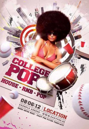 College Pop Flyer