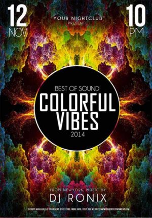 Colorful Vibes Flyer