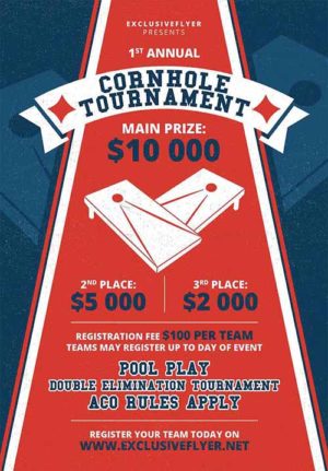 Cornhole Tournament Event 1